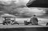 175 - LE HAVRE PLAGE SOUS LE PARASOL - BORDIER CLAUDE - france